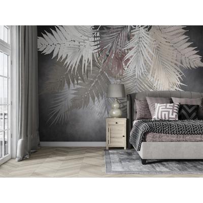 Colorful Tropical Leaves wallpaper design , For Digital Print. Digital File.