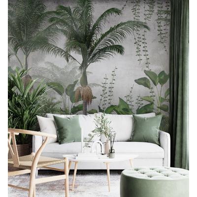 Egzotic Tropical Forest Jungle wallpaper  design , For Digital Print. Digital File.