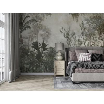 Egzotic Tropical Forest wallpaper  design , For Digital Print. Digital File.