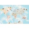 Kids room wallpaper art  Detailed World Map Digital File