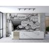 3D Depth Tunnel and glittering balls  wallpaper design Digital file