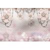 3D marble Flowers wallpaper Digital file