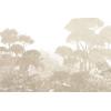 Beige Color Tropical Forest Jungle wallpaper  design , For Digital Print. Digital File.