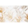 Big Gold Leaves Wallpaper Design Layered File