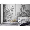 Black - White Trees and Leaves Wallpaper Design Layered File
