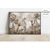 Brown Tropical Forest and Flowers wallpaper design , For Digital Print. Digital File.