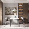 Brown Tropical Forest and Flowers wallpaper design , For Digital Print. Digital File.