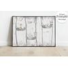 Cute Animals lying in a hammock among the trees, children's room wallpaper design, layered file.
