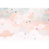 Cute Rabbit on the Moon for children's rooms design , For Digital Print. Digital File.