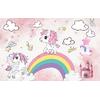 Cute unicorns girls room wallpaper design Digital File