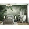 Dark Green Tropical Forest Jungle wallpaper  design , For Digital Print. Digital File.