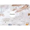 Educational world map for Kids rooms design , For Digital Print. Digital File , Layered File