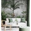 Egzotic Tropical Forest Jungle wallpaper  design , For Digital Print. Digital File.