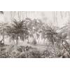Egzotic Tropical Trees wallpaper  design , For Digital Print. Digital File.