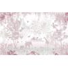 Girl's room wallpaper - children's room wallpaper design.