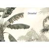 Green Banana Tree Leaves Wallpaper Design Layered File