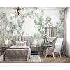 Green ivy and Leaves Wallpaper Design Layered File