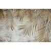 Large Gold Leaves Wallpaper Design Layered File