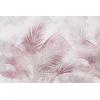 Pink Tropical Leaves Wallpaper Design Layered File