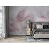 Pink Tropical Leaves Wallpaper Design Layered File