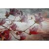Romantic flowers wallpaper design Digital file