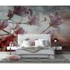 Romantic flowers wallpaper design Digital file