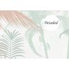 Soft Colored Trees Children's Room Wallpaper Design