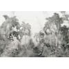 Tropical Forest wallpaper  design , For Digital Print. Digital File.