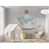 Turquoise Educational world map for Kids rooms design , For Digital Print. Digital File