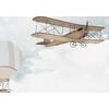 White Sky, Winged Biplanes for children's rooms design , For Digital Print. Digital File.