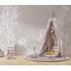 White Trees and Leaves Wallpaper Design Layered File