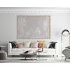 White Trees and Leaves Wallpaper Design Layered File