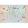 World map children's rooms design , For Digital Print. Digital File
